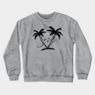 Jhoni The Voice  "Twin Palms" Tee - BLK Crewneck Sweatshirt